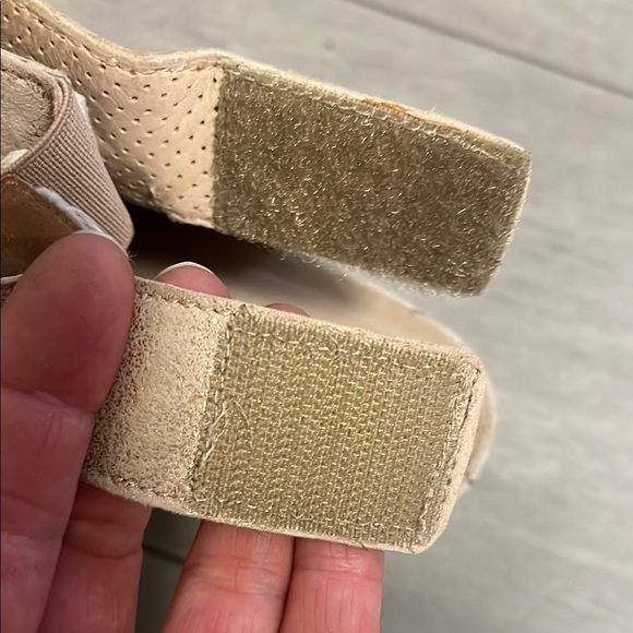 Gabor Women's Pink Leather Peep-Toe Block Heel Sandals, Sz 38.5 - Picture 11 of 13